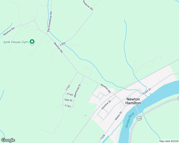 map of restaurants, bars, coffee shops, grocery stores, and more near 2-40 Center Manor Acs in McVeytown