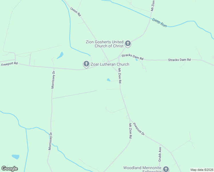 map of restaurants, bars, coffee shops, grocery stores, and more near 1529 Mount Zion Road in Lebanon