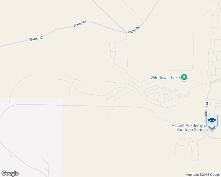 map of restaurants, bars, coffee shops, grocery stores, and more near 1573 West Viola Lane in Saratoga Springs