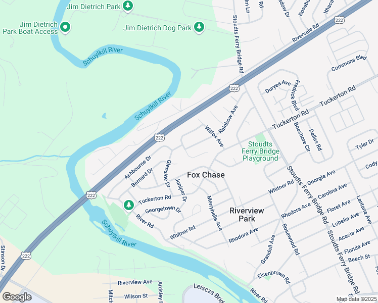 map of restaurants, bars, coffee shops, grocery stores, and more near 1121 Daniel Street in Reading