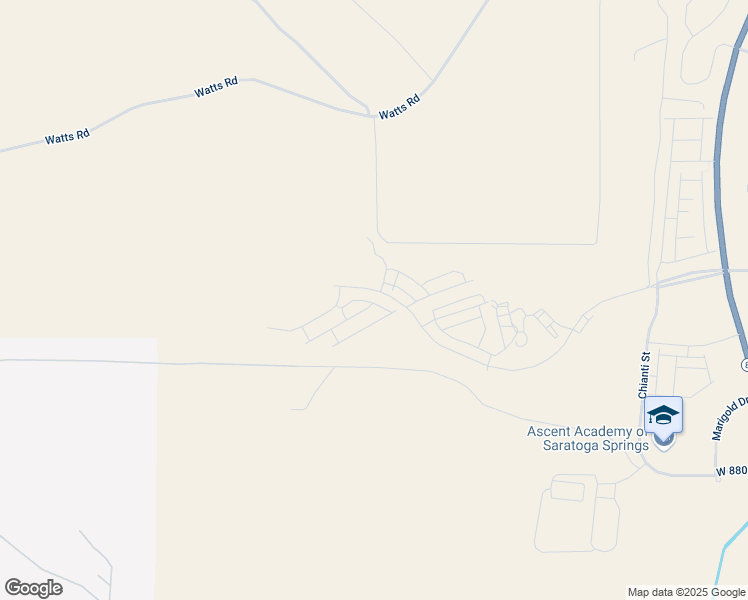 map of restaurants, bars, coffee shops, grocery stores, and more near 1502 Bravo Drive in Eagle Mountain