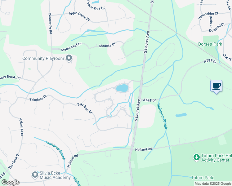 map of restaurants, bars, coffee shops, grocery stores, and more near 160 Blue Heron Court in Holmdel