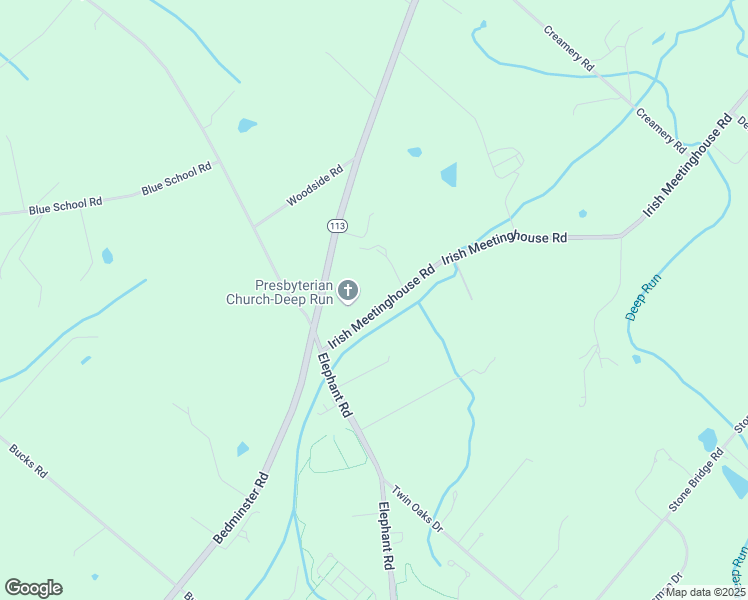 map of restaurants, bars, coffee shops, grocery stores, and more near 16 Irish Meetinghouse Road in Perkasie