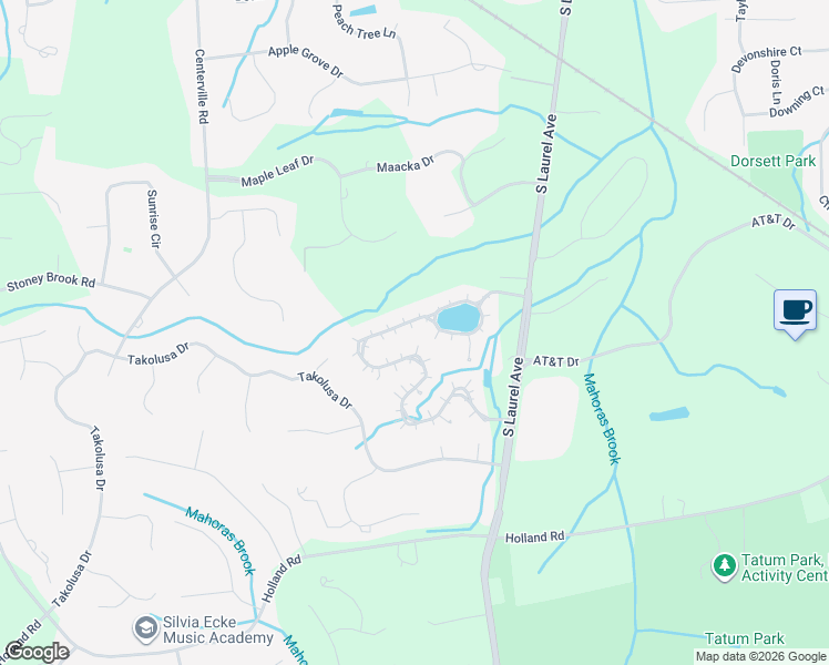 map of restaurants, bars, coffee shops, grocery stores, and more near 168 La Quinta Court in Holmdel