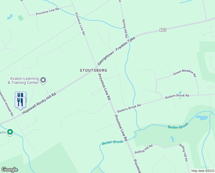 map of restaurants, bars, coffee shops, grocery stores, and more near 341 Province Line Road in Montgomery