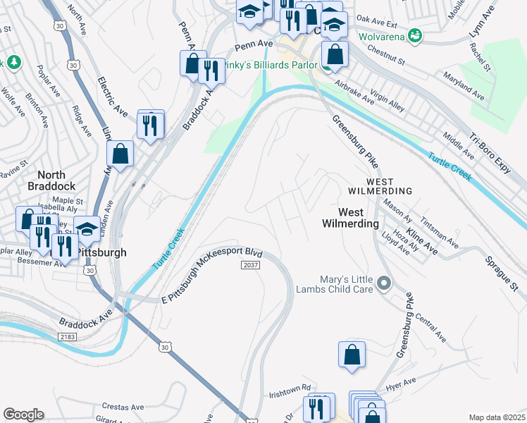 146 1st Street, North Versailles PA Walk Score