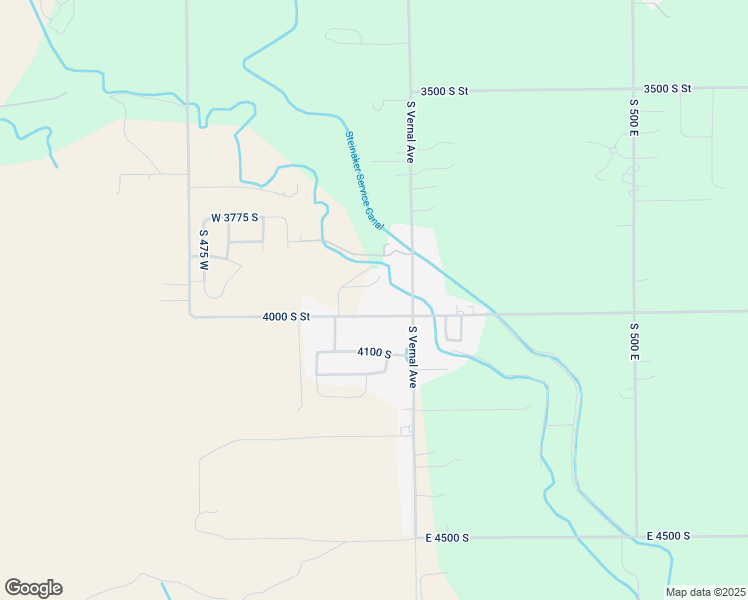map of restaurants, bars, coffee shops, grocery stores, and more near 3986 South Vernal Avenue in Vernal