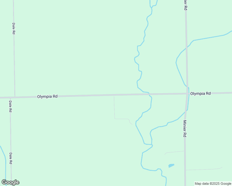 map of restaurants, bars, coffee shops, grocery stores, and more near 31928 Olympia Road in Minier
