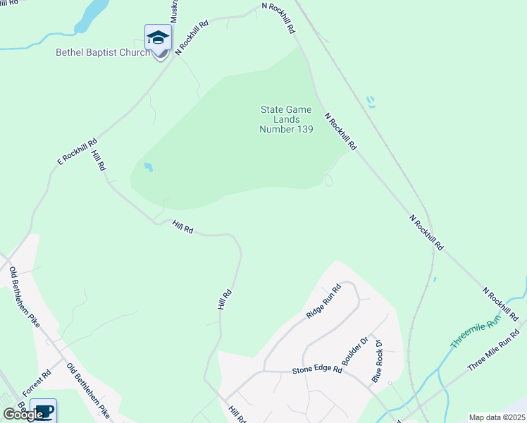 map of restaurants, bars, coffee shops, grocery stores, and more near 2561 Hill Road in Sellersville
