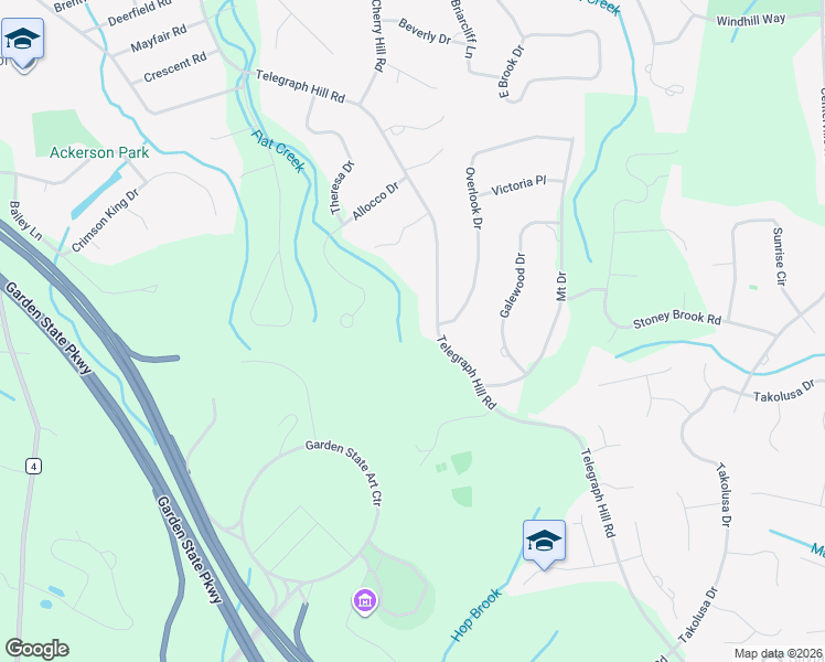 map of restaurants, bars, coffee shops, grocery stores, and more near 80 Telegraph Hill Rd in Holmdel