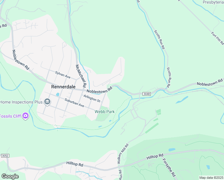 map of restaurants, bars, coffee shops, grocery stores, and more near 3 Walnut Avenue in Carnegie