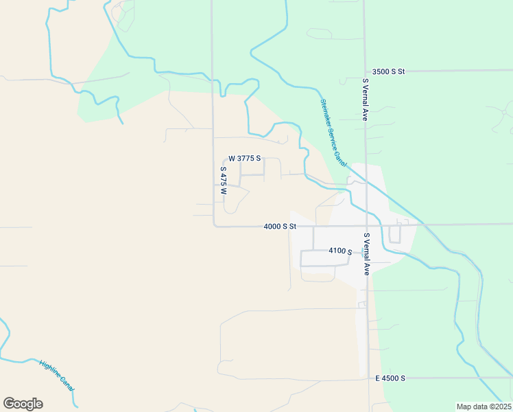 map of restaurants, bars, coffee shops, grocery stores, and more near 3971 South 500 West in Vernal