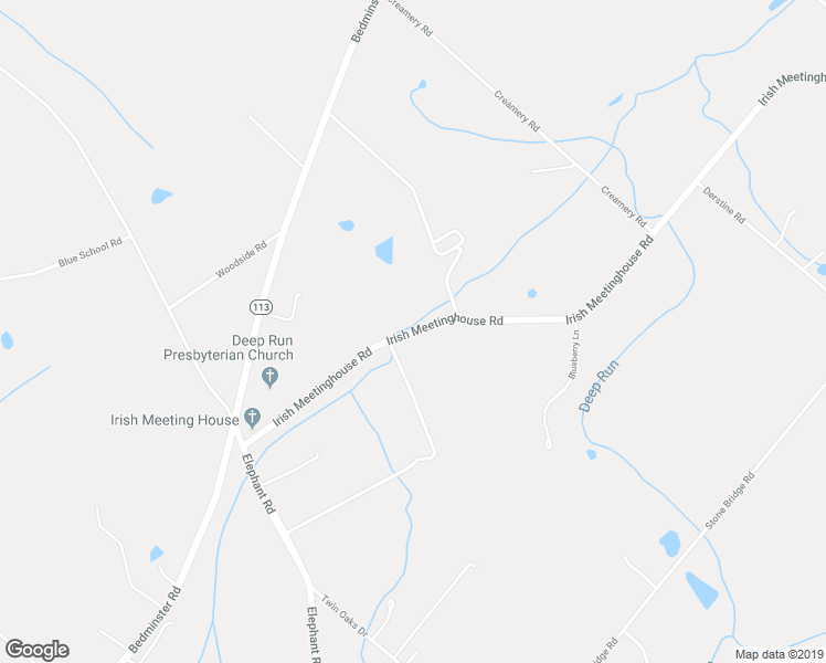 map of restaurants, bars, coffee shops, grocery stores, and more near 97 Irish Meetinghouse Road in Perkasie