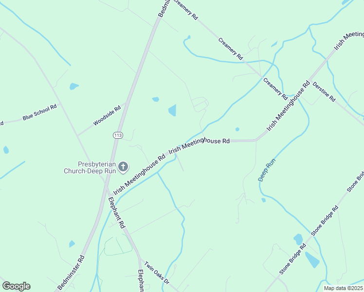 map of restaurants, bars, coffee shops, grocery stores, and more near 84 Irish Meetinghouse Road in Perkasie
