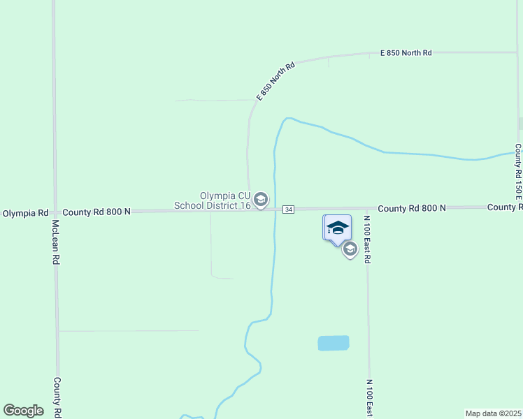 map of restaurants, bars, coffee shops, grocery stores, and more near 911 East 800 North Road in Stanford
