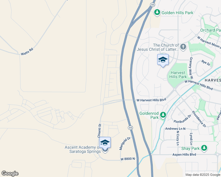 map of restaurants, bars, coffee shops, grocery stores, and more near 946 Purpledisk Court in Saratoga Springs