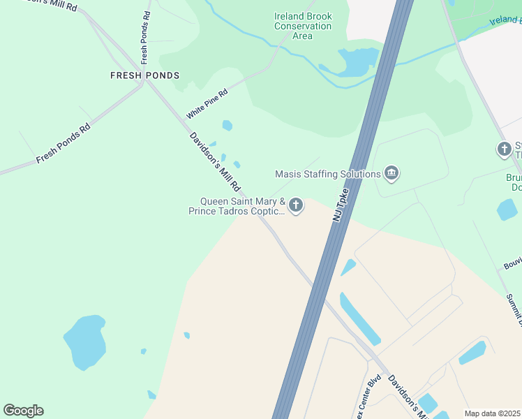 map of restaurants, bars, coffee shops, grocery stores, and more near 9 Gregory Court in Monroe Township