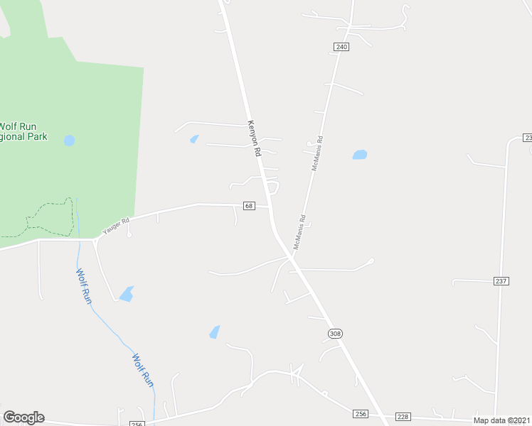 map of restaurants, bars, coffee shops, grocery stores, and more near 11517 Kenyon Road in Mount Vernon