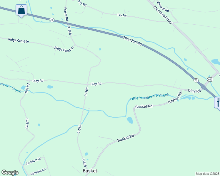 map of restaurants, bars, coffee shops, grocery stores, and more near 500-562 T-571 in Fleetwood