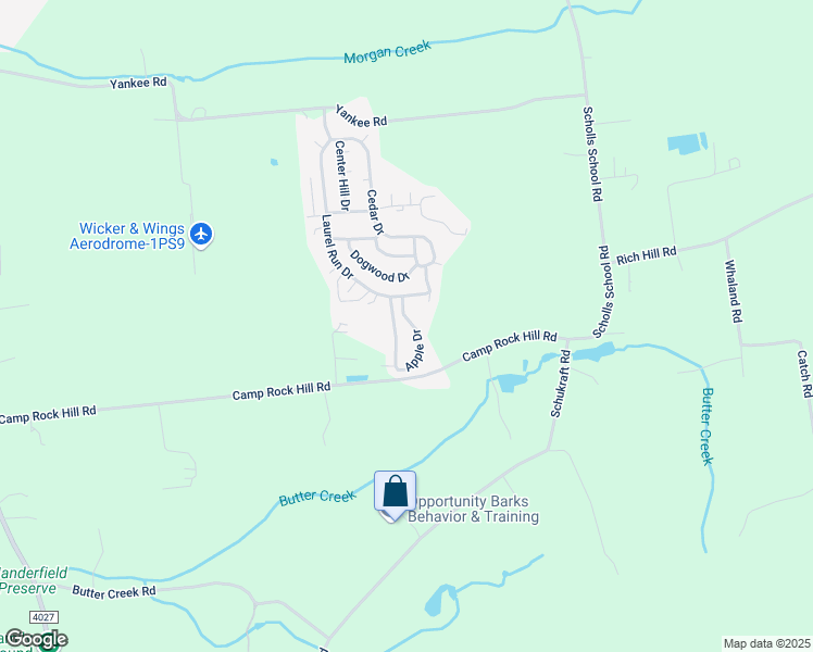 map of restaurants, bars, coffee shops, grocery stores, and more near 352 Apple Drive in Quakertown