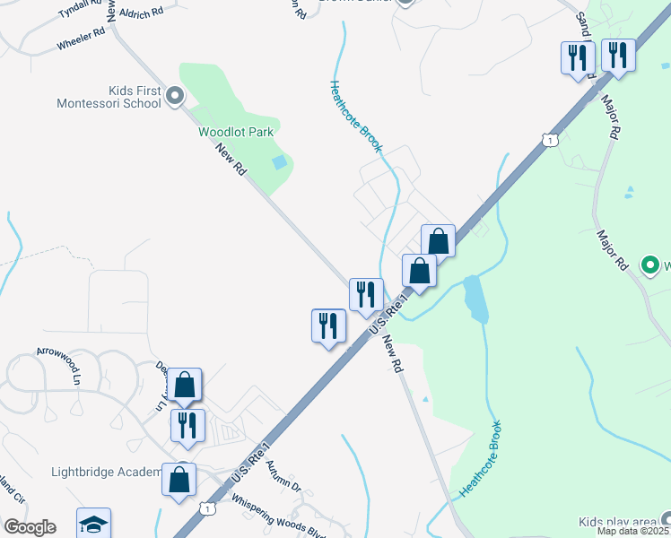 map of restaurants, bars, coffee shops, grocery stores, and more near 4049 U.S. 1 in Princeton