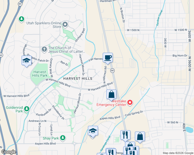 map of restaurants, bars, coffee shops, grocery stores, and more near 129 Daybreak Lane in Saratoga Springs