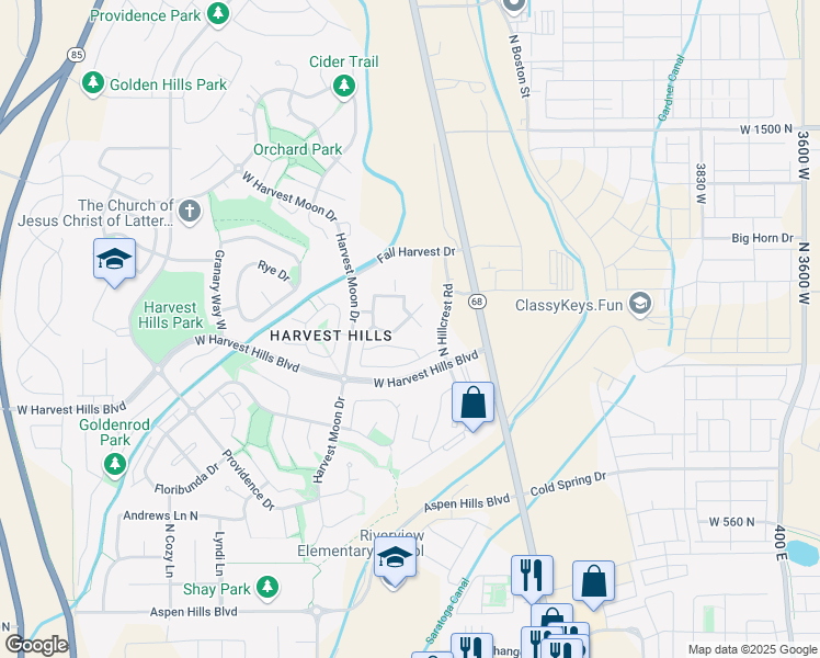 map of restaurants, bars, coffee shops, grocery stores, and more near 129 Daybreak Lane in Saratoga Springs