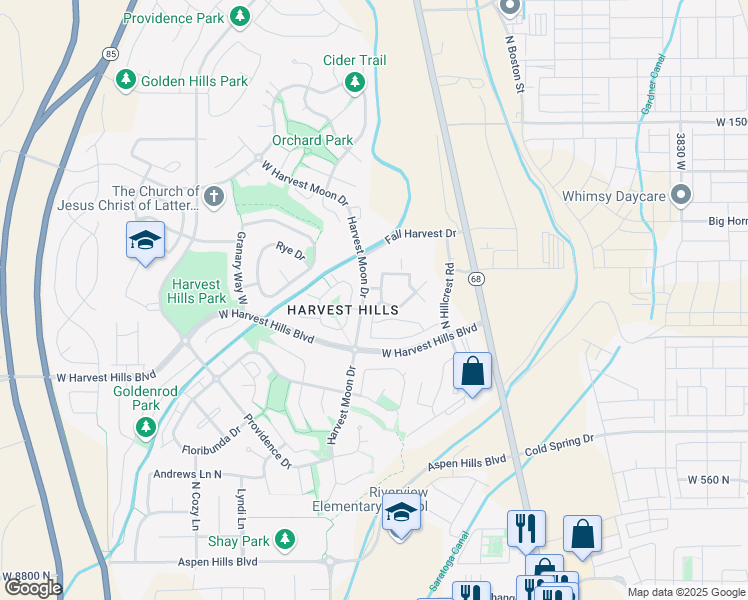 map of restaurants, bars, coffee shops, grocery stores, and more near 2083 Morning Star Drive in Saratoga Springs