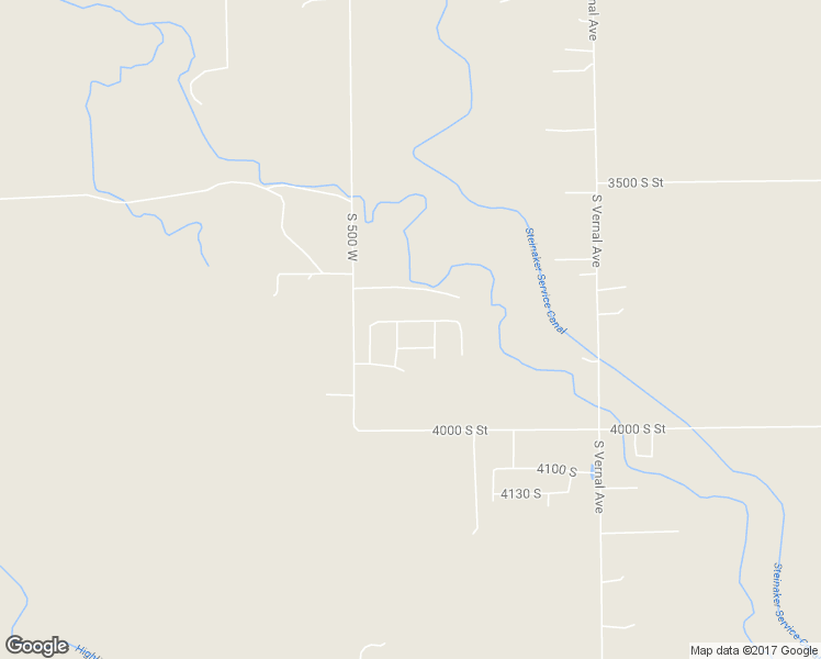 map of restaurants, bars, coffee shops, grocery stores, and more near 383 West 3775 South in Vernal