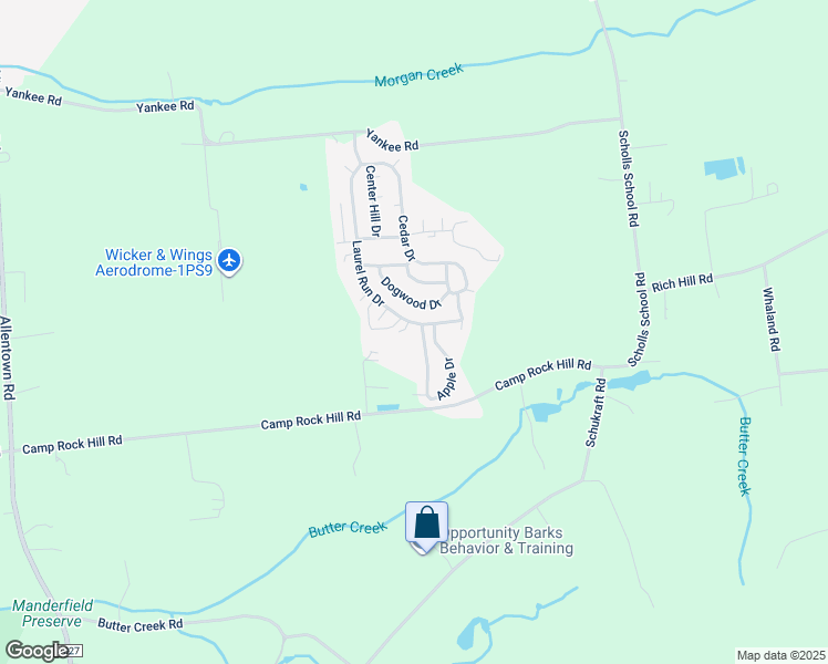 map of restaurants, bars, coffee shops, grocery stores, and more near 230 Laurel Run Drive in Quakertown