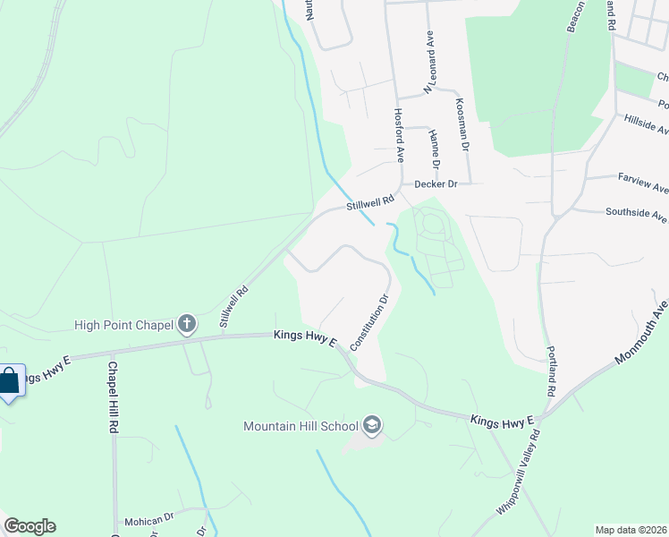 map of restaurants, bars, coffee shops, grocery stores, and more near 23 Constitution Drive in Leonardo