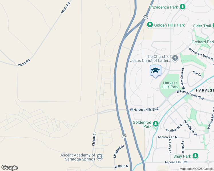 map of restaurants, bars, coffee shops, grocery stores, and more near 937 Terracotta Drive in Saratoga Springs