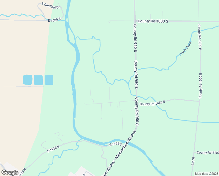 map of restaurants, bars, coffee shops, grocery stores, and more near 9338 County Road 1061 South in Upland