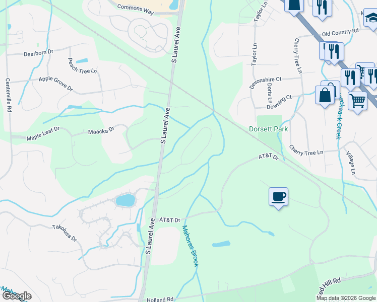 map of restaurants, bars, coffee shops, grocery stores, and more near 71 Tall Timber Road in Monmouth County