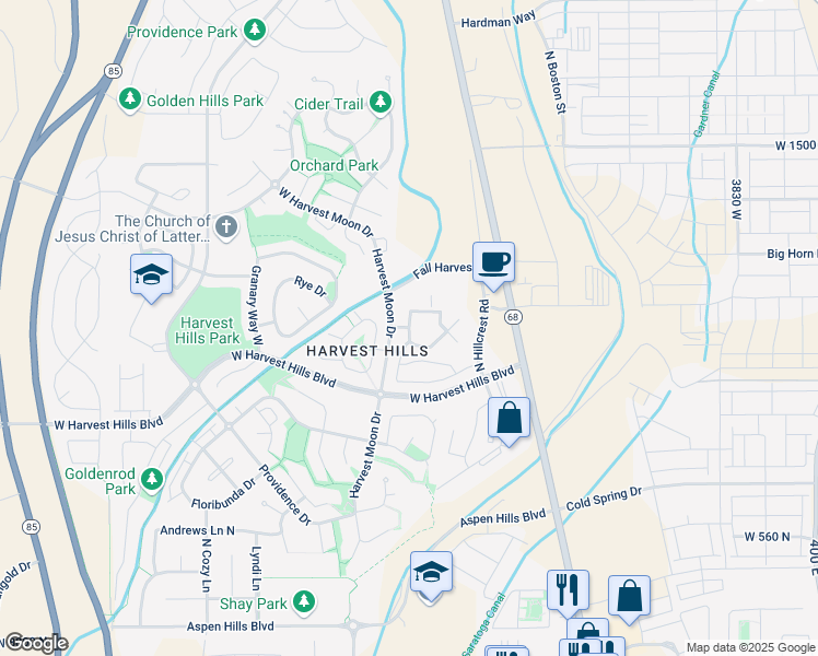 map of restaurants, bars, coffee shops, grocery stores, and more near 170 West in Saratoga Springs