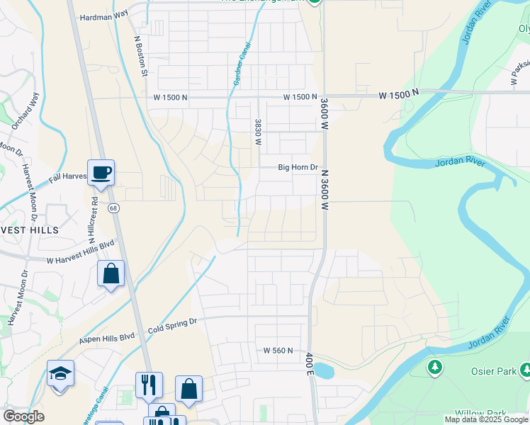 map of restaurants, bars, coffee shops, grocery stores, and more near in 