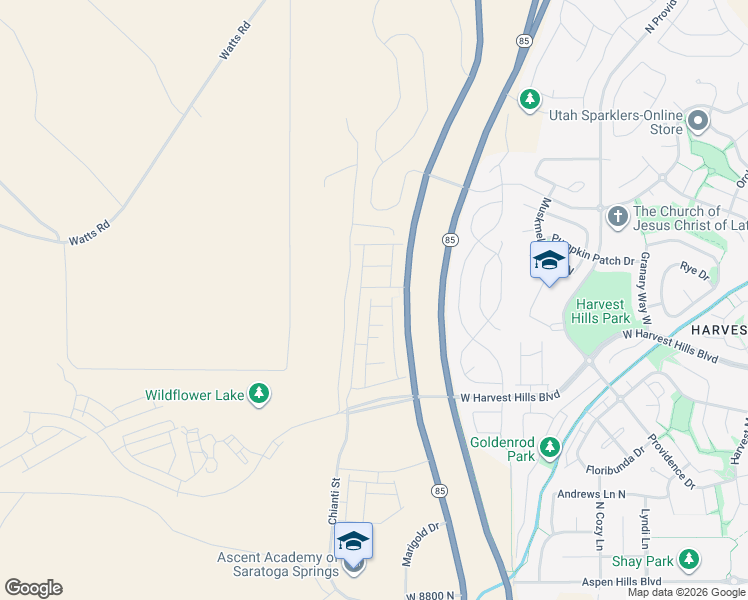 map of restaurants, bars, coffee shops, grocery stores, and more near 972 Lucky Clover Drive in Saratoga Springs