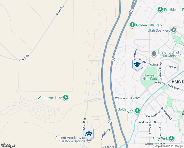 map of restaurants, bars, coffee shops, grocery stores, and more near 972 Lucky Clover Drive in Saratoga Springs