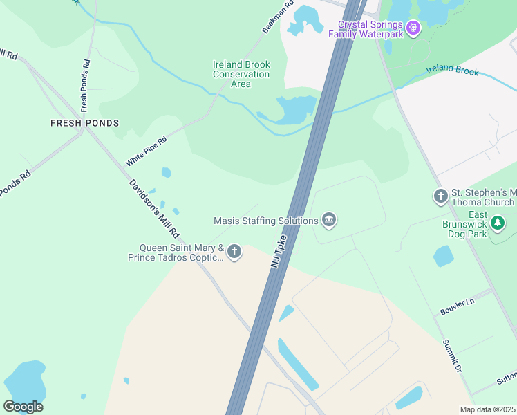 map of restaurants, bars, coffee shops, grocery stores, and more near 9 Gregory Court in Monroe Township