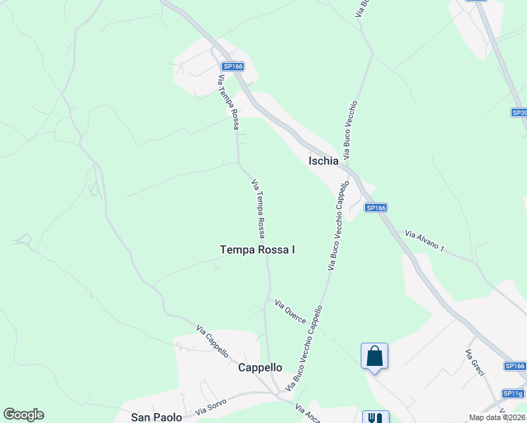 map of restaurants, bars, coffee shops, grocery stores, and more near 26 Via Tempa Rossa in Provincia di Salerno