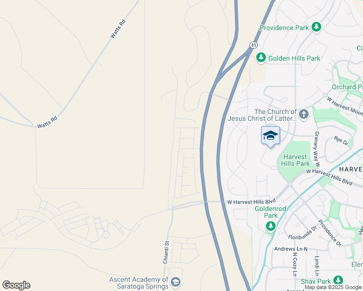 map of restaurants, bars, coffee shops, grocery stores, and more near 972 Lucky Clover Drive in Saratoga Springs