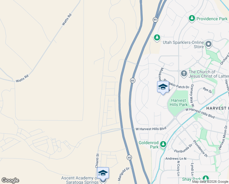 map of restaurants, bars, coffee shops, grocery stores, and more near 2162 Cloverleaf Way in Saratoga Springs
