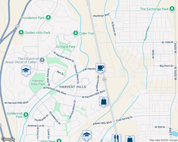map of restaurants, bars, coffee shops, grocery stores, and more near 112 West Spring Hill Way in Saratoga Springs