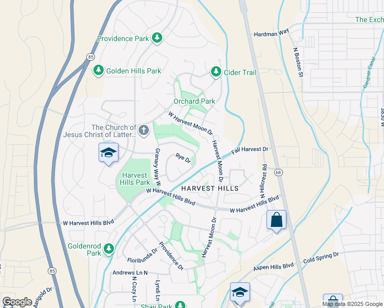 map of restaurants, bars, coffee shops, grocery stores, and more near 288 Winter Wheat Way in Saratoga Springs