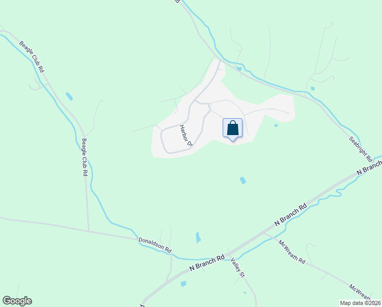 map of restaurants, bars, coffee shops, grocery stores, and more near 800 North Branch Road in McDonald