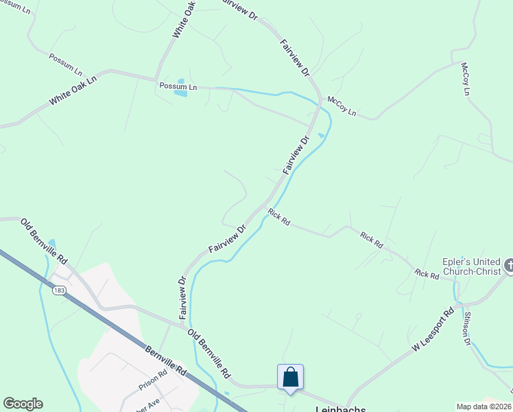 map of restaurants, bars, coffee shops, grocery stores, and more near 1136 Fairview Drive in Reading