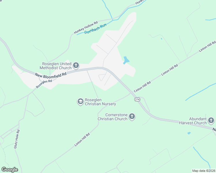 map of restaurants, bars, coffee shops, grocery stores, and more near 613 New Bloomfield Road in Duncannon