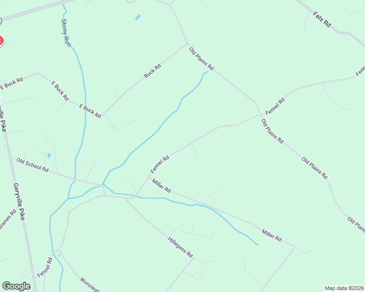 map of restaurants, bars, coffee shops, grocery stores, and more near 1270 Fennel Road in Pennsburg