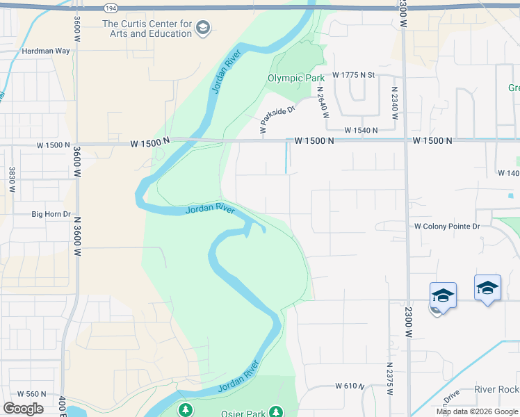 map of restaurants, bars, coffee shops, grocery stores, and more near 1284 2850 West in Lehi