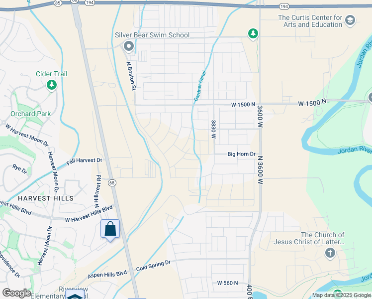 map of restaurants, bars, coffee shops, grocery stores, and more near 2100 Redwood Road in Saratoga Springs